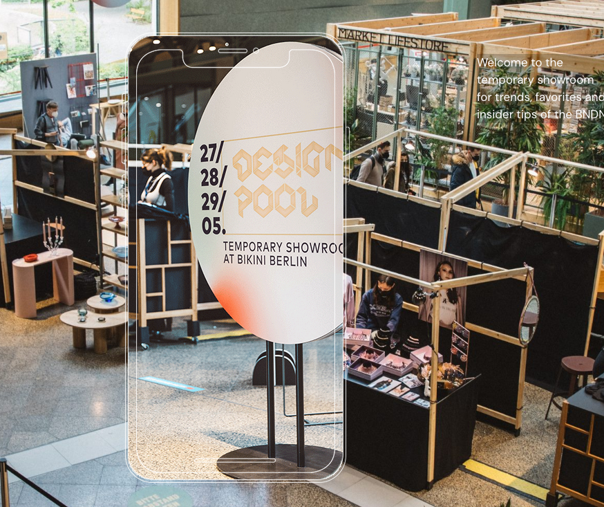 temporary showroom Bikini Berlin 2021
