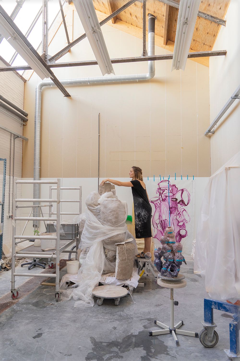 Sarah Pschorn at work