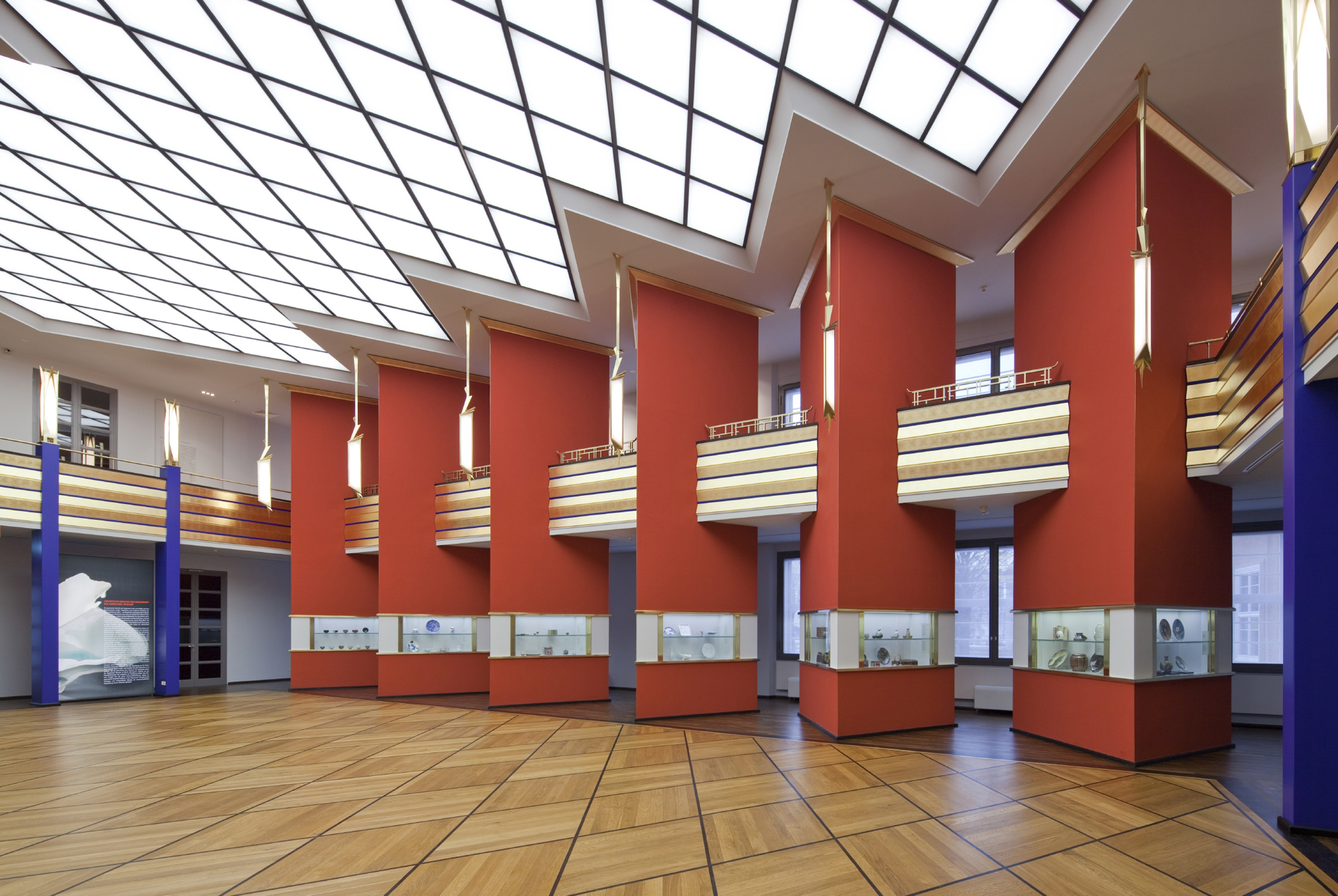 GRASSI Museum fr Angewandte Kunst, Leipzig, Pfeilerhalle